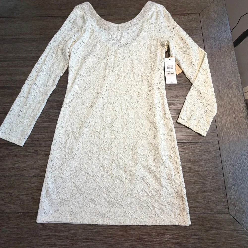 Denim & Supply Ralph Lauren Lace Mini Dress Cream Embroidered  Size‎ M NEW